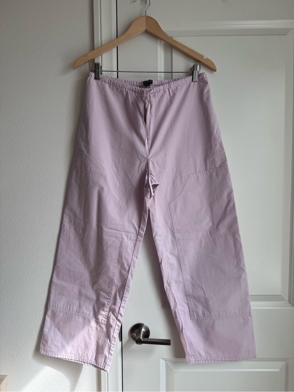 New With Tags J Crew Luna Pants In Cotton Poplin In Peppermint Ice Size XS